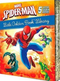 Spider-Man Little Golden Book Library (Marvel): Spider-Man!; Trapped by the Green Goblin; The Big Freeze!; High Voltage!; Night of the Vulture!