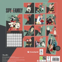 Spy X Family 2026 Square Calendar