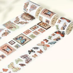 Stamped Wings Washi Tape Sticker Set