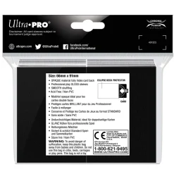 Standard Size Arctic White PRO-Gloss Eclipse Sleeves (100) Kortlommer