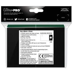 Standard Size Forest Green PRO-Gloss Eclipse Sleeves (100) Kortlommer