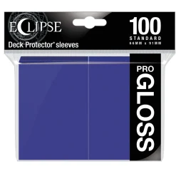 Standard Size Royal Purple PRO-Gloss Eclipse Sleeves (100) Kortlommer