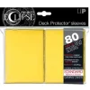 Standard Size Yellow PRO-Matte Eclipse Sleeves (80)