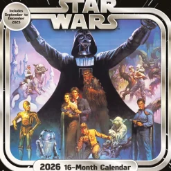 Star Wars Classic 2026 Square Calendar