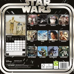 Star Wars Classic 2026 Square Calendar