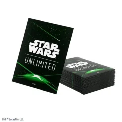 Star Wars Unlimited Premium Card Back Green Standard Size Sleeves (60+1)
