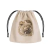 Steampunk Beige & Multicolor Dice Bag Terningpose