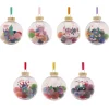 Stitch Pom Poms Baubles Set of 7
