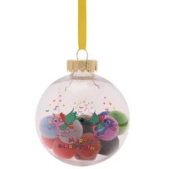 Stitch Pom Poms Baubles Set of 7
