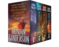 Stormlight Archives Hardcover Box Set 1-4: The Way of Kings, Words of Radiance, Oathbringer, Rhythm of War