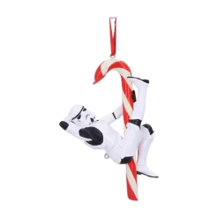 Stormtrooper Candy Cane Hanging Ornament 12 cm