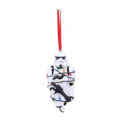 Stormtrooper in Fairy Lights Hanging Ornament 9 cm