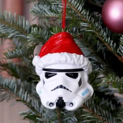 Stormtrooper Santa Hat Hanging Ornament