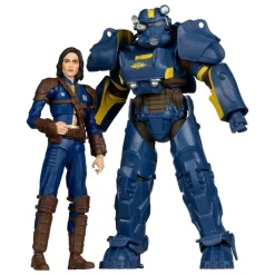 T-60 Vault Tec & Sole Survivor Statue 2-Pack 18 cm
