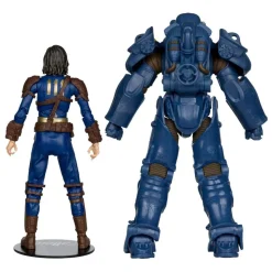 T-60 Vault Tec & Sole Survivor Statue 2-Pack 18 cm