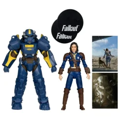 T-60 Vault Tec & Sole Survivor Statue 2-Pack 18 cm