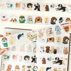 Tail Waggers Washi Tape Sticker Set