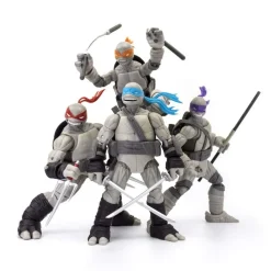 Teenage Mutant Ninja Turtles IDW Comics Black & White BST AXN Action Figure 4-Pack 13 cm