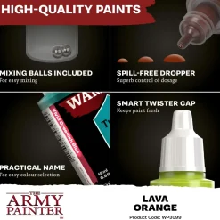 The Army Painter: Fanatic Lava Orange 18 ml