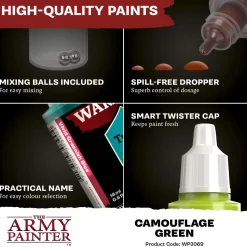 The Army Painter: Fanatic Camouflage Green 18 ml