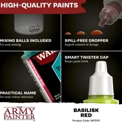 The Army Painter: Fanatic Basilisk Red 18 ml