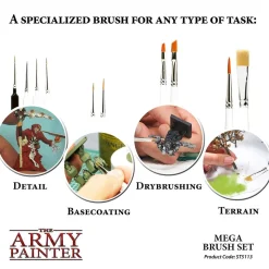 The Army Painter: Wargames Mega Brush Set