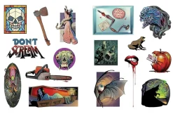 The Extreme Horror Sticker Book: 500+ Stickers to Keep You Up at Night