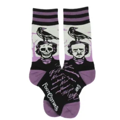 The Raven Poe Socks (36-46)