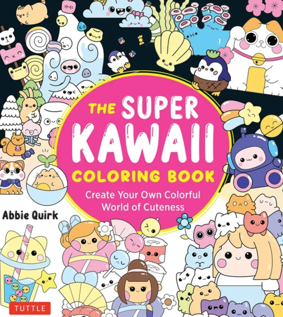 The Super Kawaii Coloring Book: Create Your Own Colorful World of Cuteness