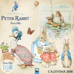 The World of Peter Rabbit Wall Calendar 2026 (Art Calendar)