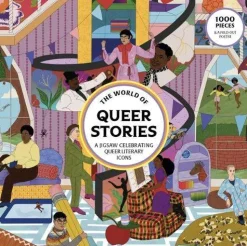 The World of Queer Stories: A 1000-piece jigsaw celebrating LGBTQ+ literary icons