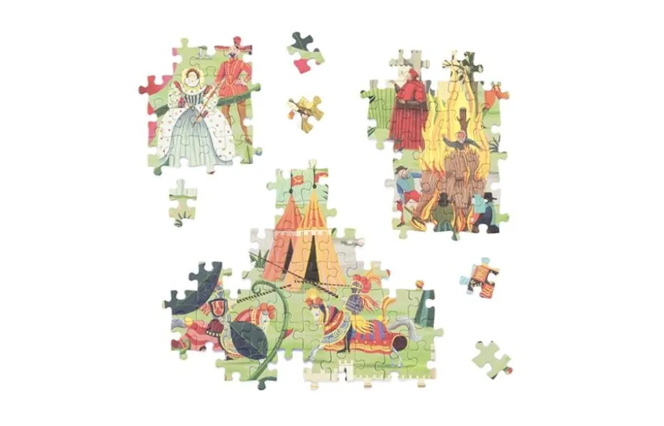 The World of the Tudors: A Jigsaw Puzzle with 50 Historical Figures to Find