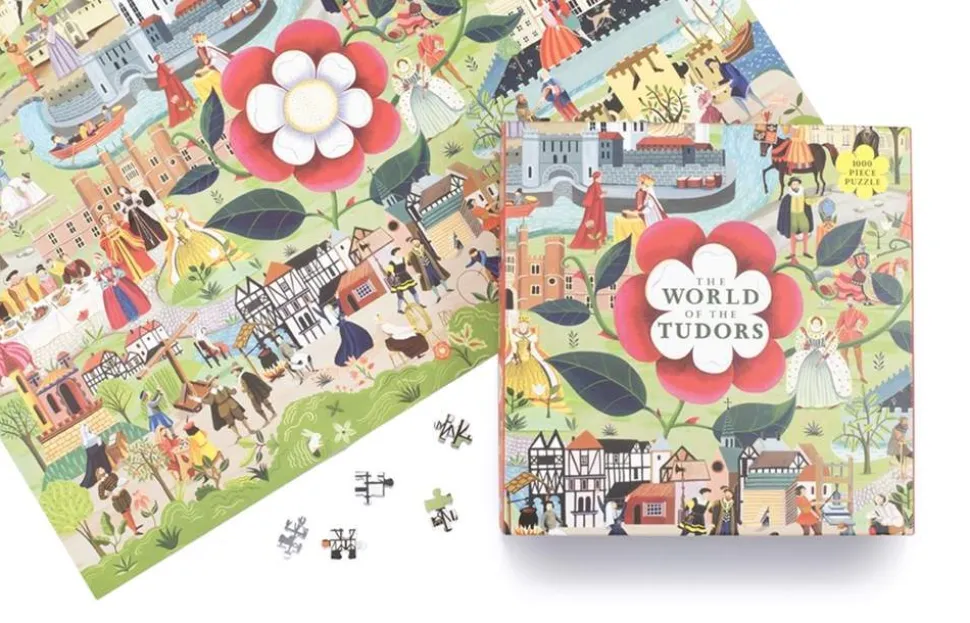 The World of the Tudors: A Jigsaw Puzzle with 50 Historical Figures to Find
