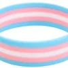 Transgender Flag Silicone Wrist Band