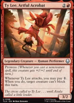 Ty Lee, Artful Acrobat (Enkeltkort)