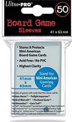 Ultra-PRO Mini American Board Game Sleeves 41x63 mm (50)