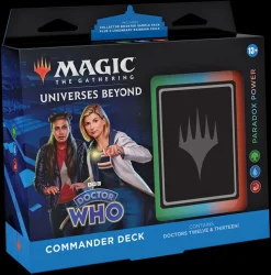 Universes Beyond: Doctor Who Paradox Power Commander Deck Universes Beyond Doctor Who Magic the Gathering