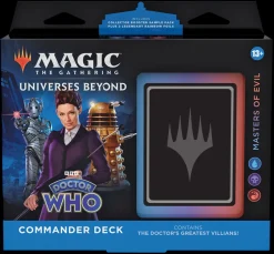 Universes Beyond: Doctor Who Masters of Evil Commander Deck Universes Beyond Doctor Who Magic the Gathering