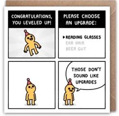 Upgrade Square Greeting Card