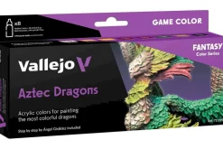 Vallejo: Aztec Dragons Paint Set 18ml (8)