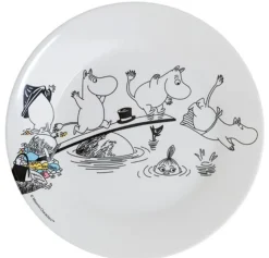 Vann og Bad Tallerken Grå