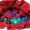 Velvet Dragon Storm Red Dragon Scales Compartment Dice Bag