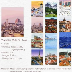 Vignettes Wide PET Tape