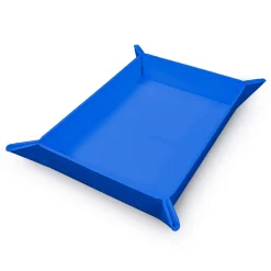 Vivid Magnetic Foldable Dice Tray Blue