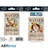 Wanted: Luffy & Zoro Sticker Set 16x11 cm
