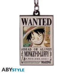Wanted Luffy Keychain