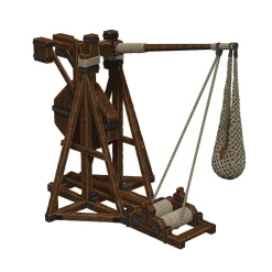 War Machines Trebuchet 4D Settings Painted Miniatures Figur
