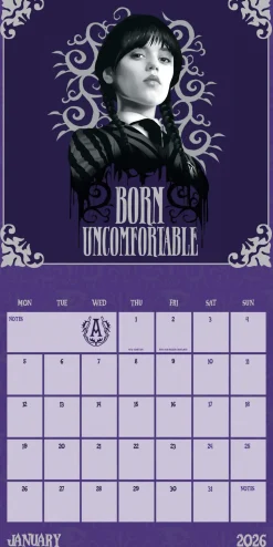 WEDNESDAY 2026 SQUARE CALENDAR