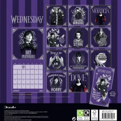 WEDNESDAY 2026 SQUARE CALENDAR