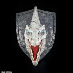 White Dragon Foam Rubber Trophy Plaque Dungeons & Dragons Replicas of the Realm